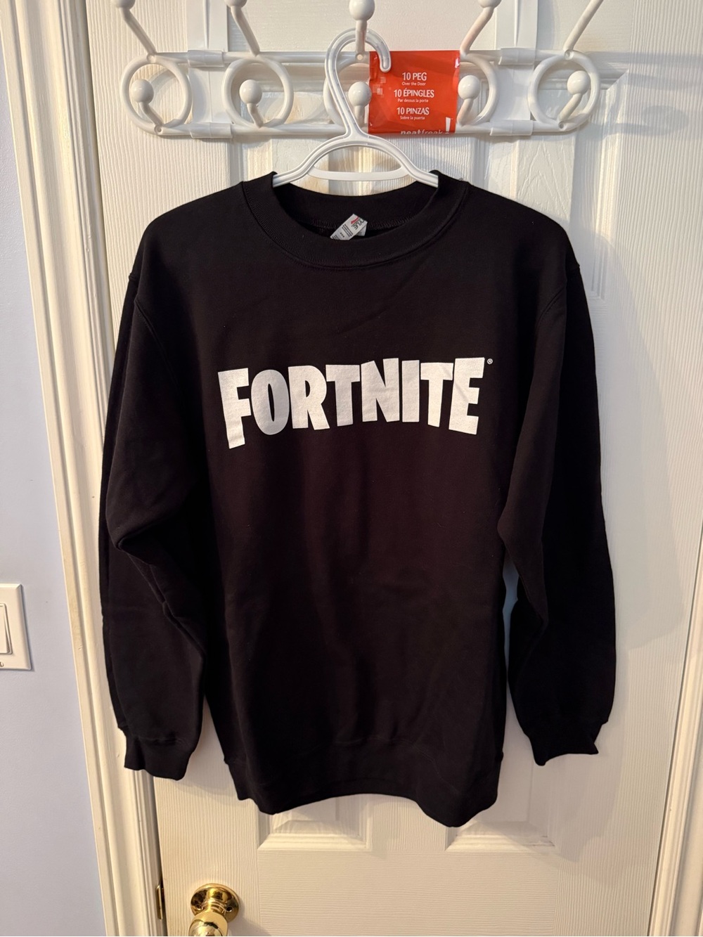 Fortnite Men's Black Crewneck Sweatshirt